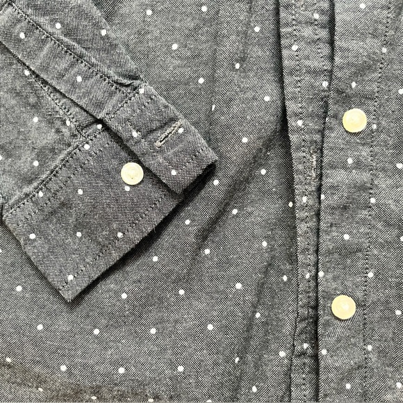 OLD NAVY Button Down gray with polka dots from good condition size XS - Picture 2 of 3